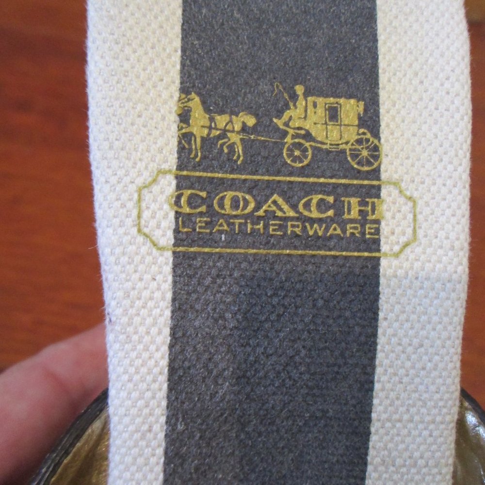 *SOLD* Coach "Fauna" Wedge Thong Sandals - Picture 7 of 10